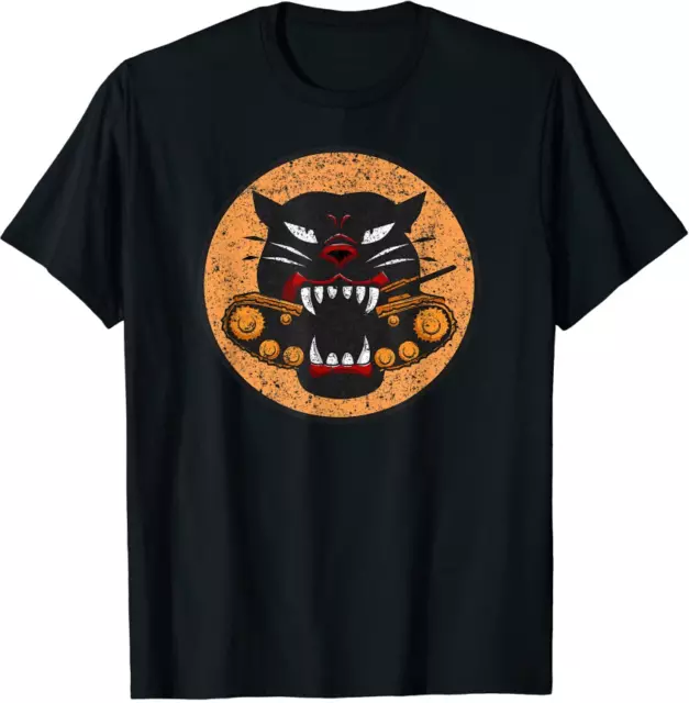 WW2 Tank Destroyer Division Panther Patch Tank Destroyer T Shirt Size S-5XL