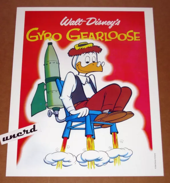 Carl Barks Kunstdruck: Cover zu Gyro Gearloose (unpublished) - Cover Art Print