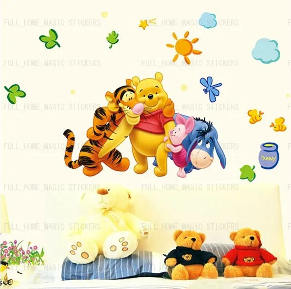 Kinderzimmer Dekor Wandbild Wandaufkleber Winnie The Pooh