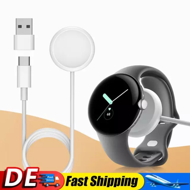 1m Wireless Charging Cable 5V 1A Type-C Wireless Charger for Google Pixel Watch
