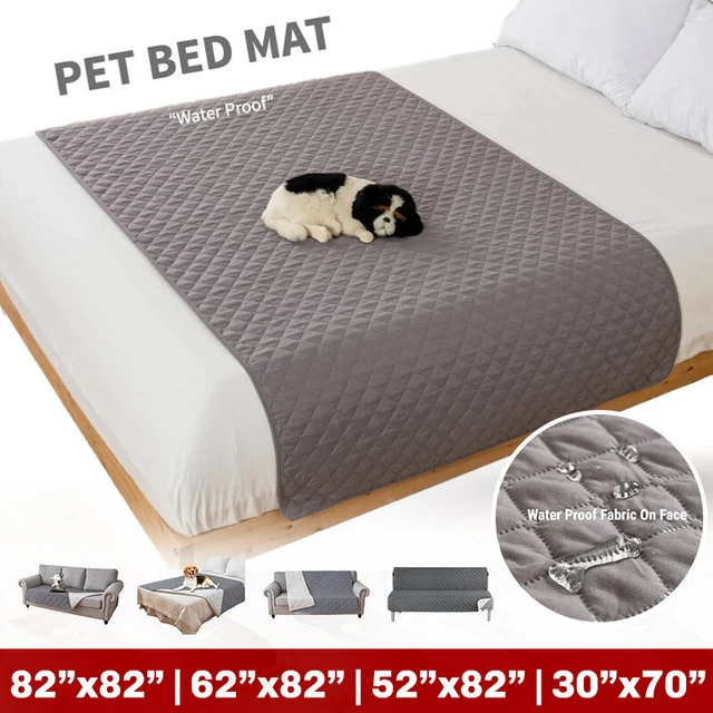 Quilted Bed Cover Mattress Protector Waterproof Pet Sofa Mat Bed Blanket Home
