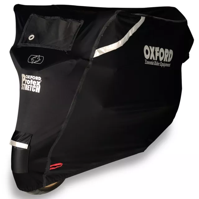 Oxford Protex Stretch Außen- Premium Motorrad Stretch-Fit Abdeckung XL CV163