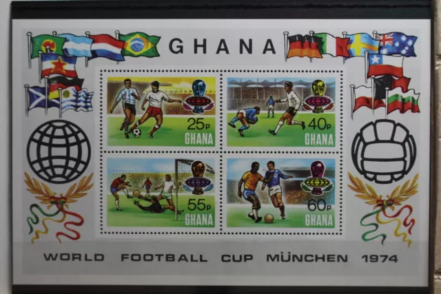 Ghana Block 57A with 568 A-571 A Mint #TA224