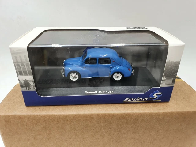 Renault 4cv bleu 1954 solido 1/43