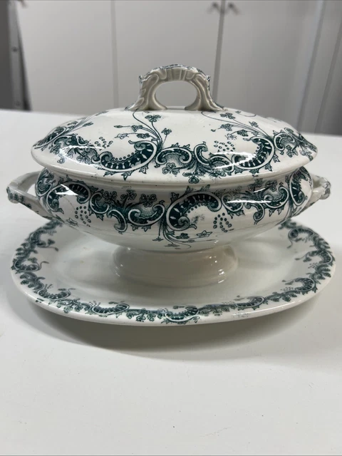 Saucière terre de fer bleue Platane St Amand et Hamage | Assiettes