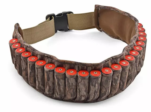 Mossy Oak Camo Neoprene Shotgun Shell Belt / Holder