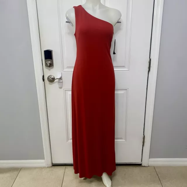 Lauren Ralph Lauren Women’s Large Red One Shoulder Maxi Dress