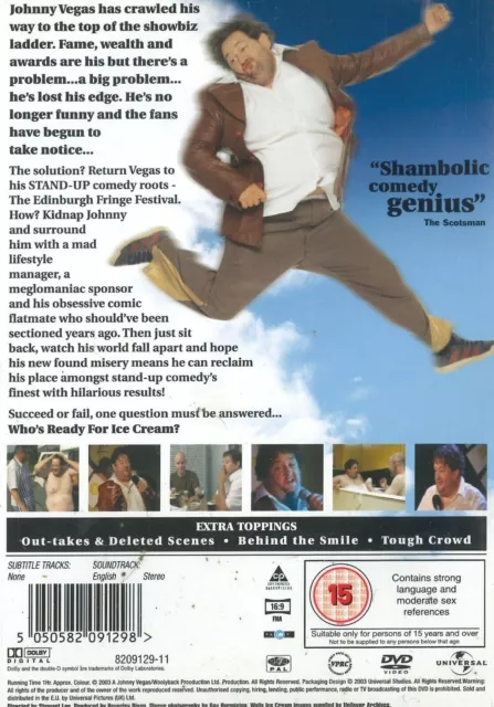 Johnny Vegas Whos Ready For Ice Cream JOHNNY VEGAS: WHO'S Ready for Ice Cream? (2003) DVD, Johnny Vegas, Tony