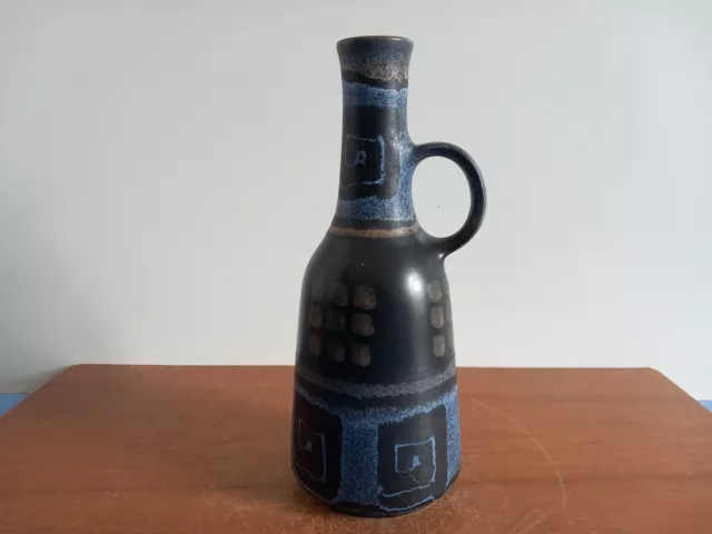 Dümler & Breiden Vase Keramik Keramikvase grafisches Dekor 70er WGP modernist #2 3
