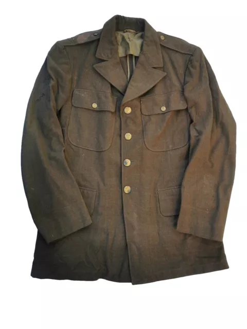 US WW2 A Class Four Pocket Dress Tunic 1942 Dated