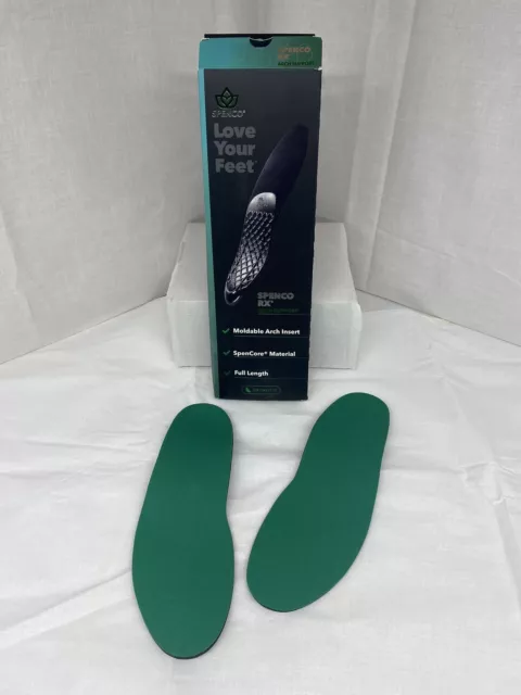 Spenco RX Full Length Orthotic Arch Support Shoe Insoles 7-8.5W/6-7.5M