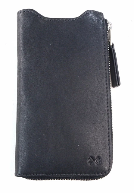 SKAGEN LILLI IPHONE 5 5S Sleeve Case Clutch Black Leather Phone Holder 11.99 PicClick