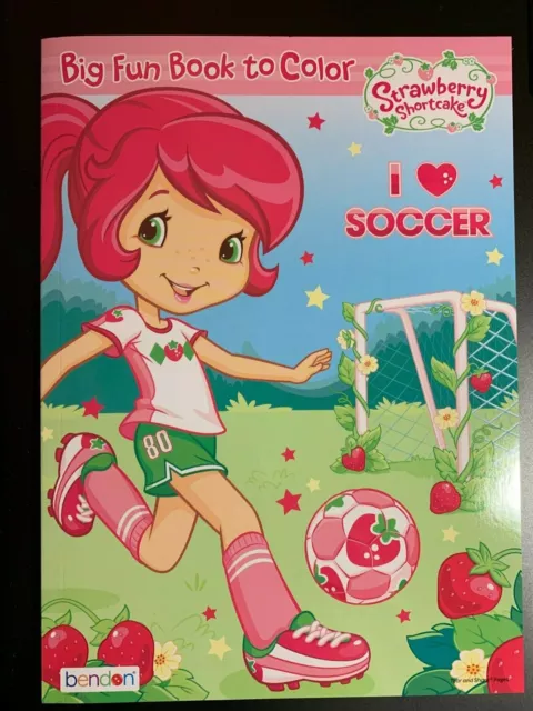 Strawberry Shortcake I Love Soccer Coloring Book Modern