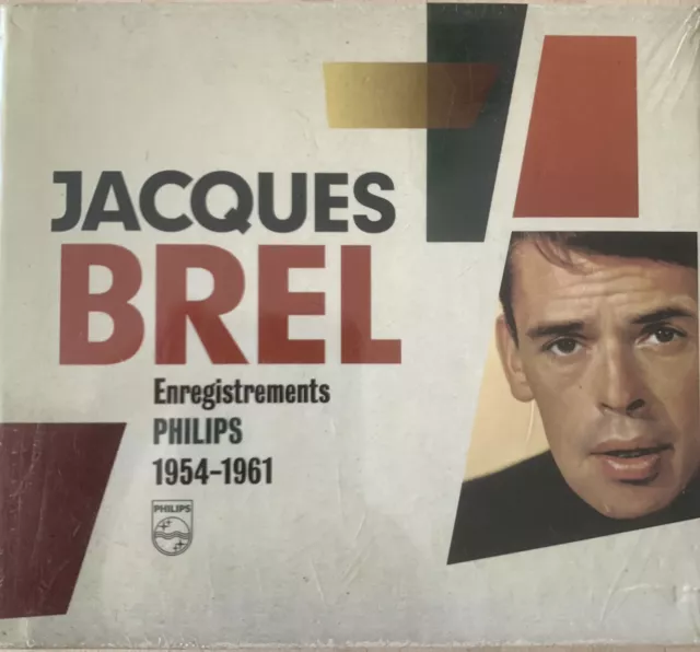 Jacques Brel ‎– Enregistrements Philips 1954-1961 - Box 5 CD NEW / SEALED