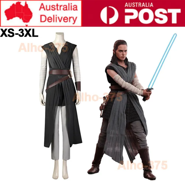 Star Wars The Last Jedi Rey Cosplay Costume Women Star Wars Outfits Party