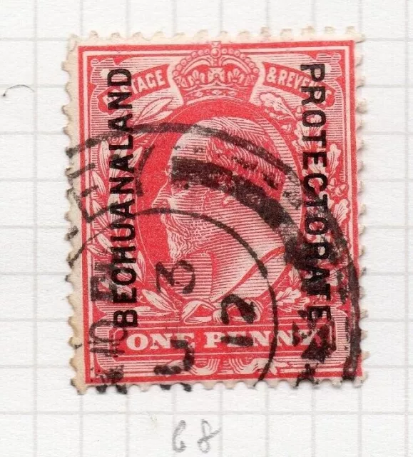 British Bechuanaland 1904 Early Issue Fine Used 1d. Optd NW-201135