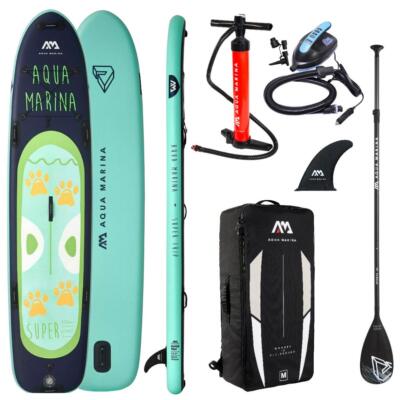 Aqua Marina AQUA MARINA Super Voyage Méga Sup Modèle 2021 Avec Charbon Nylon Pagaie 