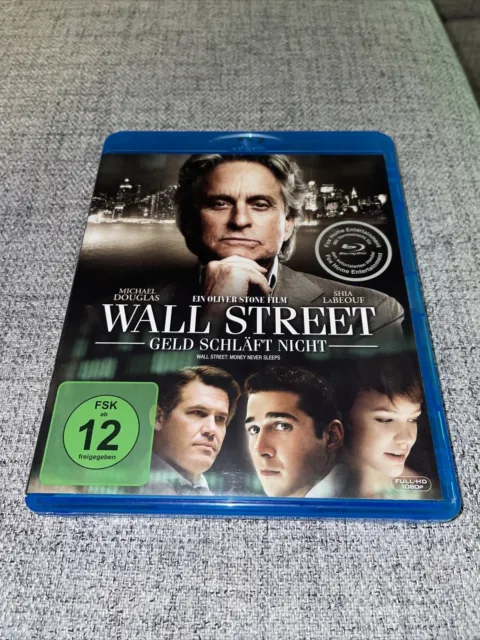Wall Street ( Geld schläft nicht )  /  Blu Ray  sehr gut / Michael Douglas