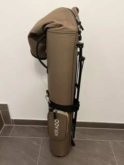 Mikado Golf Travelcover Tragebag Reisebag Tasche für halben Schlägersatz braun