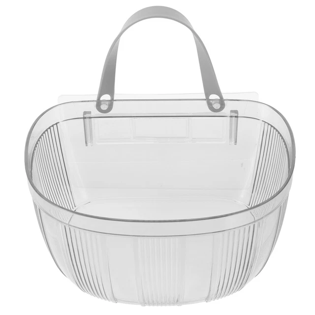 Cestino Portaoggetti Da Parete In Rete - Per Riviste, Libri E Decorazioni, Colore Nero - Foto 2