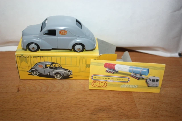 RENAULT DAUPHINE POLICE Norev Et Renault 4 Cv Police Eligor Avec