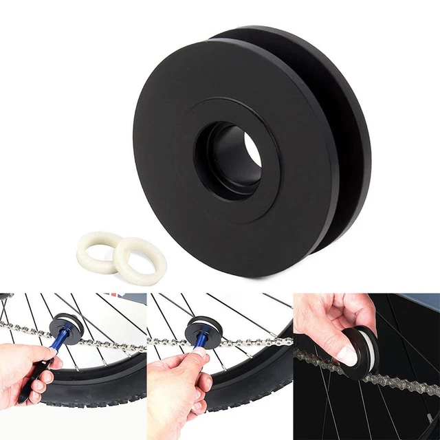 Portacatena Per Bici Con Asse Passante 12mm - Protegge Catena E Telaio Durante Trasporto E Pulizia - Foto 9