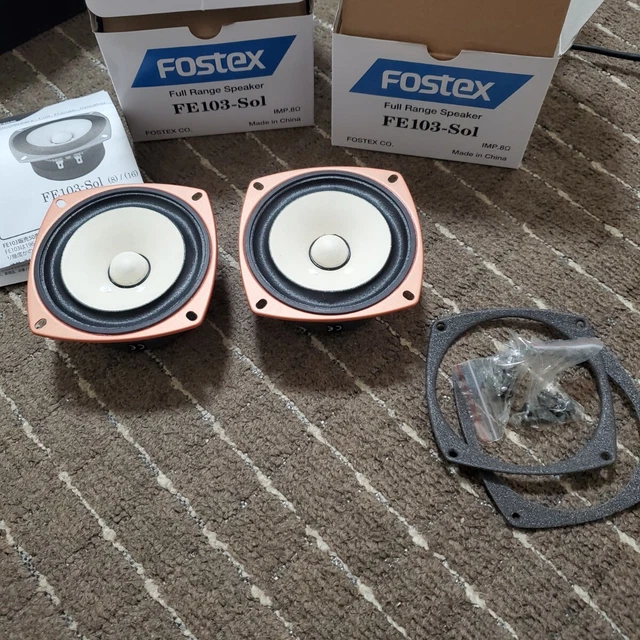 BRAND UNUSED FOSTEX FE103 Sol 8 Speaker Pair. £285.32 - PicClick UK