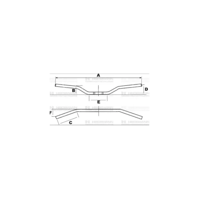 Lenker TRW Stahl 1 zoll chrom VT VL XV Virago umbauten intruder chopper  25,4 mm 2