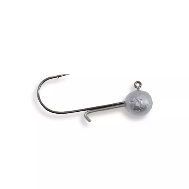 Jig Haken Set Größe 1 - 3 Stück Musaga Magnum - Jigkopf Jighead Zanderangeln JIG