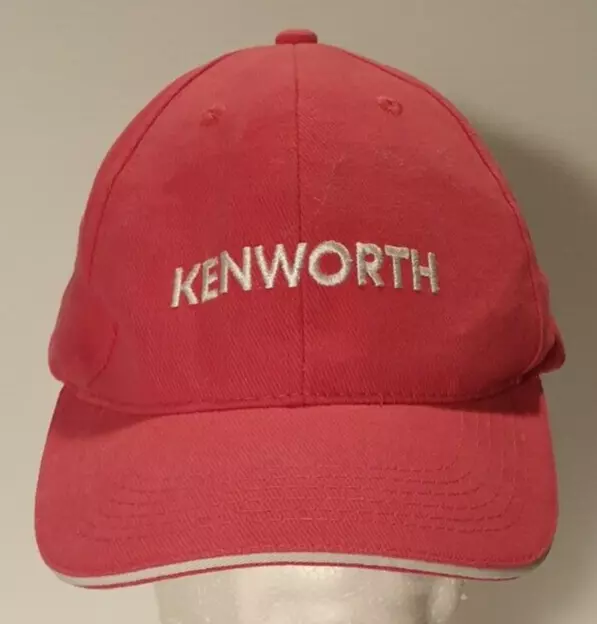 Kenworth Trucks Baseball Style Cap Hat Colour Pink Adjustable Embroidered Logo