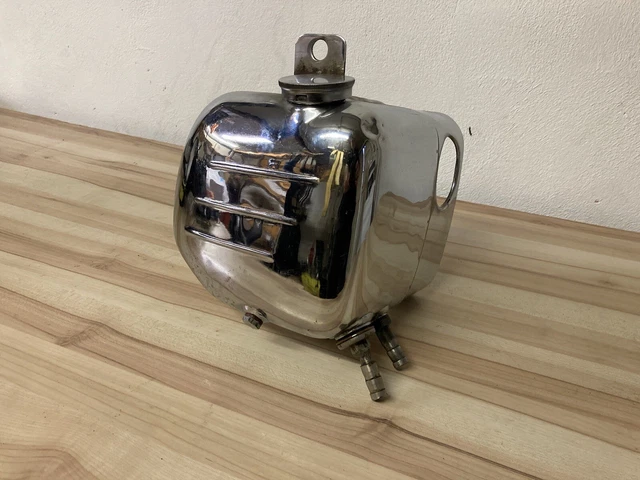 Serbatoio Olio Cromato Norton Dominator Con Unioni E Tappo