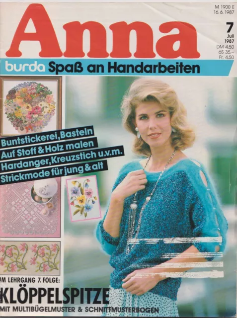 Anna BURDA Spaß an Handarbeiten 7 /1987