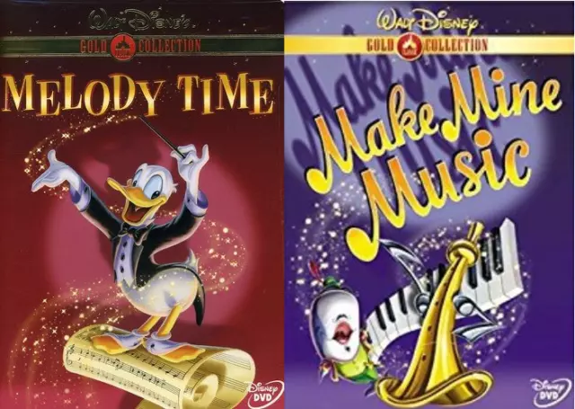 Melody Time / Make Mine Music - Walt Disney Gold Collection DVD Set NEW