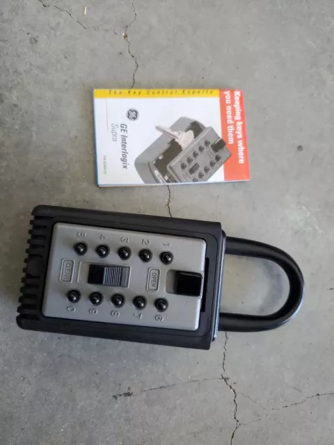 NEW GE Interlogix SUPRA S5 Pushbutton Combination Keybox Lockbox Wall Mount