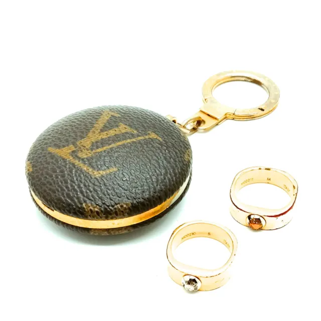 Authentic Louis Vuitton 18K White & Yellow Gold Lockit Ring 12.54 Grams