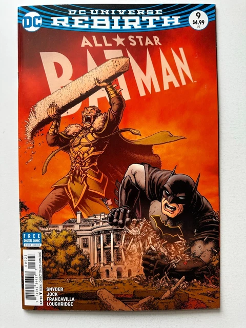ALL STAR BATMAN #9 (NM), DC 2016, Chris Burnham Cover, Snyder/Romita