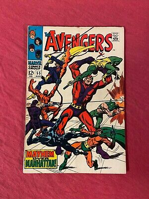 Avengers #55 Marvel Comics 1968, 1st Full App. Ultron!, VG 4.0 Thomas/Buscema