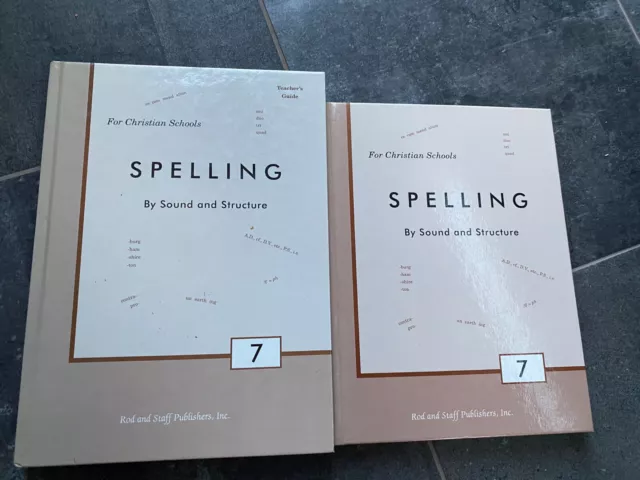 Rod and Staff Spelling By Sound and Structure 7 Textbook and Teacher’s Guide