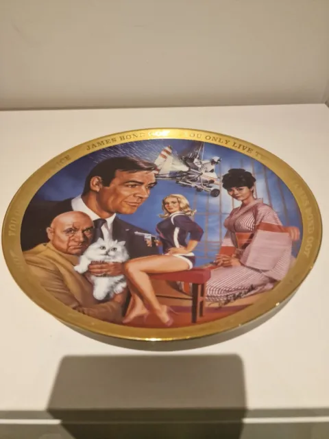 James Bond You Only Live Twice Franklin Mint Plate