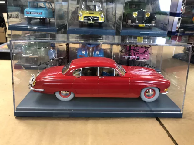 Voiture TINTIN 1/24 Collection Hachette N°20 La Jaguar Des Ravisseurs
