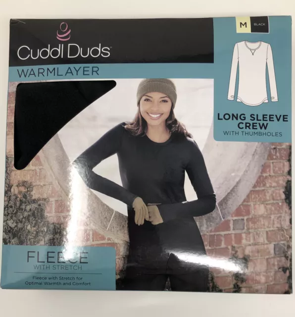 Women's Warm Essentials by Cuddl Duds Gray Waffle Thermal Leggings Size S