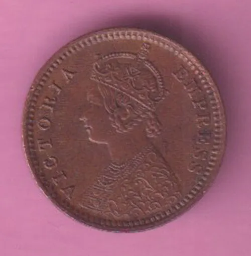 1901 British India Victoria Empress 1/12 Anna Beautiful Condition copper coin