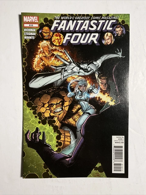 Fantastic Four #610 (2012) 9.2 NM Marvel High Grade Comic Book Hickman Cover