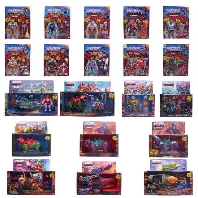 Masters of the Universe Origins Auswahl Deluxe Figuren und Fahrzeuge Motu Mattel