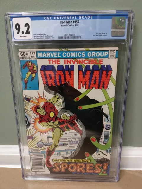 THE INVINCIBLE IRON MAN #157 CGC 9.2 "Marvel Comics" 1982 **FREE SHIPPING** 🇺🇸