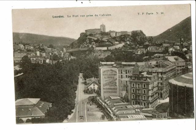 CPA-Carte postale -France  Lourdes- Le Fort vue prise du Calvaire1904  VM29109