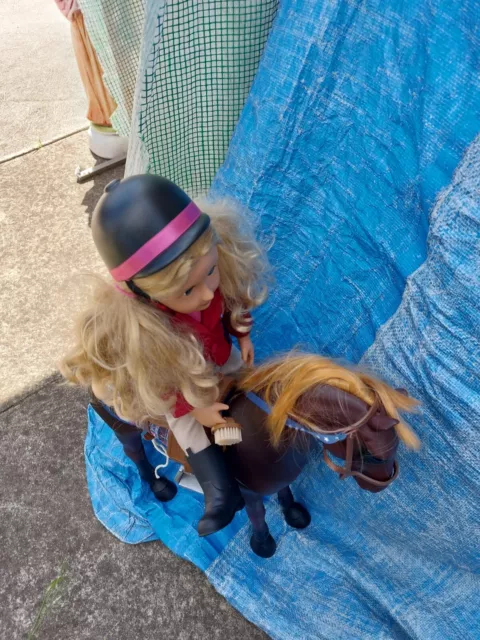 BATTAT Our Generation Large Horse Large Riding Girl Doll 43cm