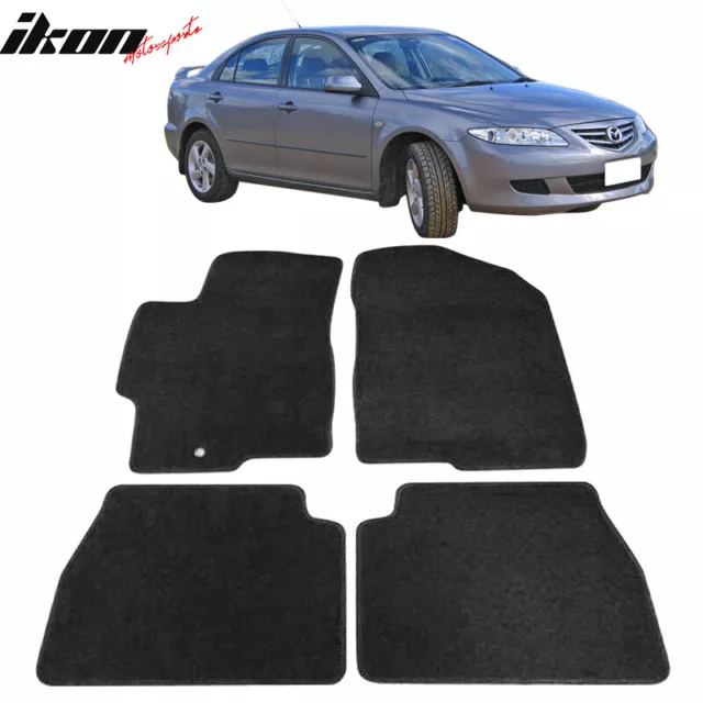 Fits 03-08 Mazda 6 4Dr 5Dr OEM Factory Fitment Car Floor Mats Front & Rear Nylon Fits 03-08 Mazda 6 4Dr 5Dr OEM Factory Fitment Car Floor Mats Front & Rear Nylon