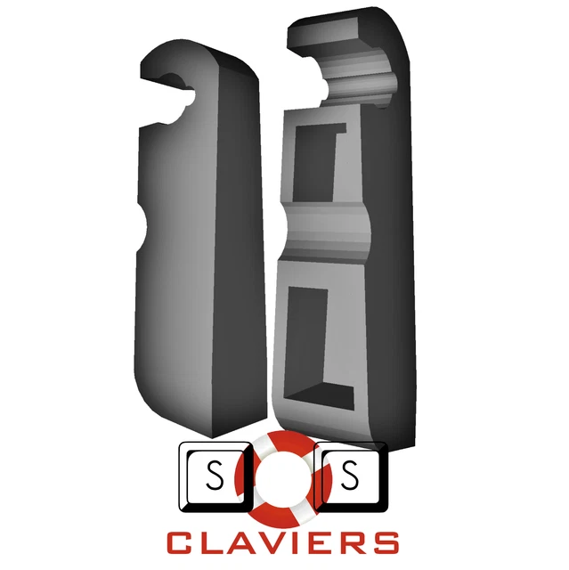 Zotech Replacement Tilt Leg For Logitech MK320 Keyboard Only One Leg In - Foto 7