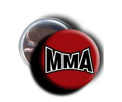 1 Spilla / Pins - MMA Mixed Martial Arts   ø2,5cm  Arti Marziali Miste Boxe